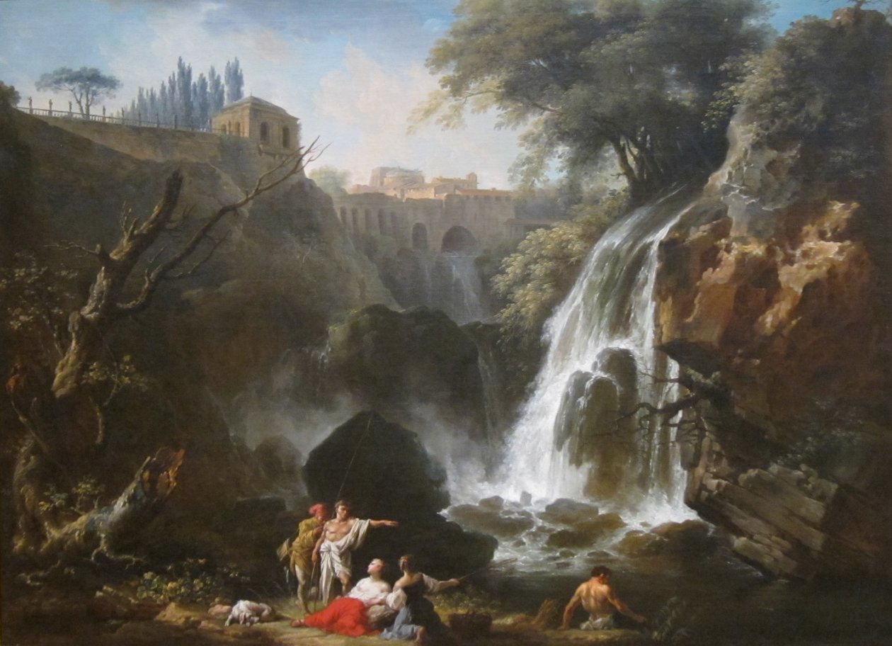 The Cascades of Tivoli by Joseph Vernet