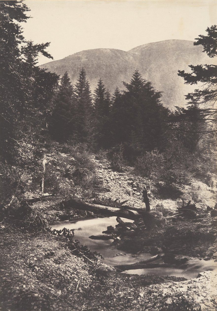 Torrent de la cascade des Demoiselles, Bagnères de Luchon, 1853 by Joseph Vigier