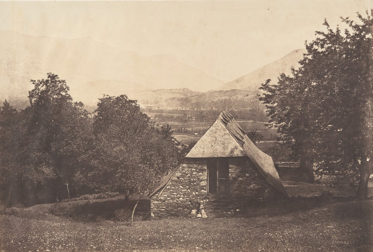 Valley of Argelès near the Farm of Despourreins. St-Sauveur, 1853 by Joseph Vigier