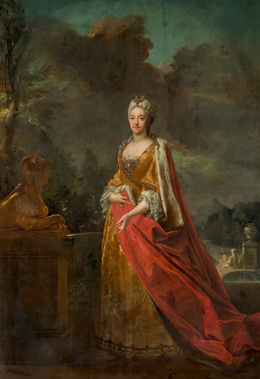 Maria Amalia of Bavaria (1701-1756) by Joseph Vivien