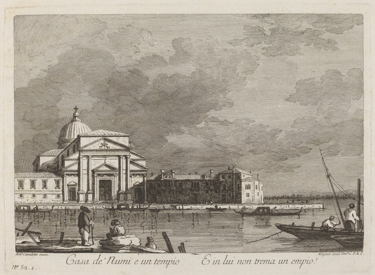 House of the Gods by Joseph Wagner after Canaletto