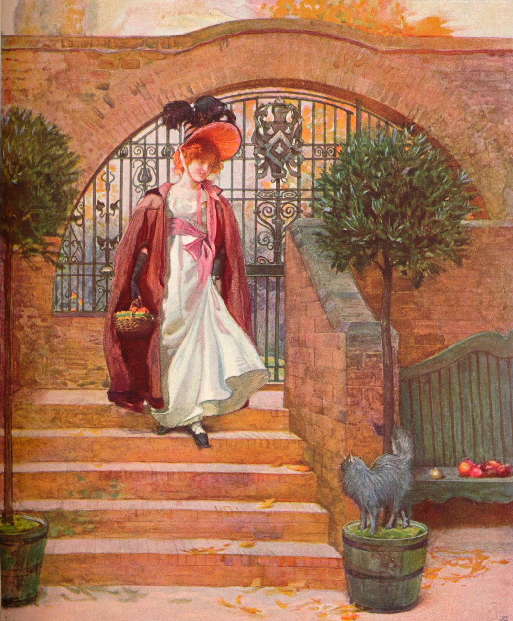 The Orchard, Harrow: The Entrance Gate and Steps, c1880-1903, 1903 by Joseph Walter West