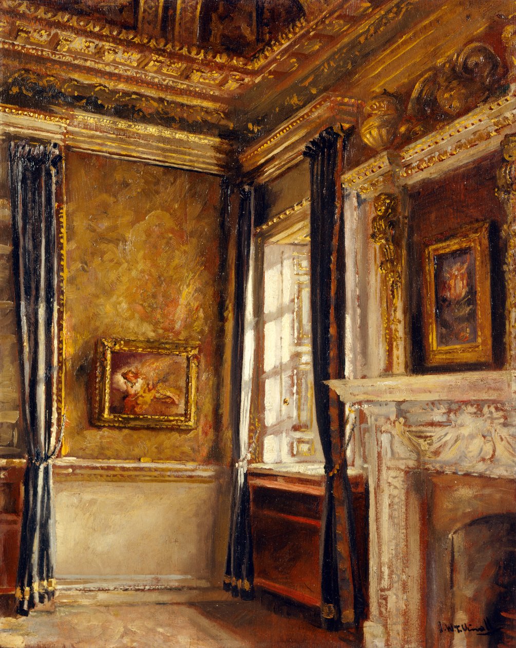 Blue Velvet Room - Corner of Dreams, Chiswick House by Joseph Williams Topham Vinall