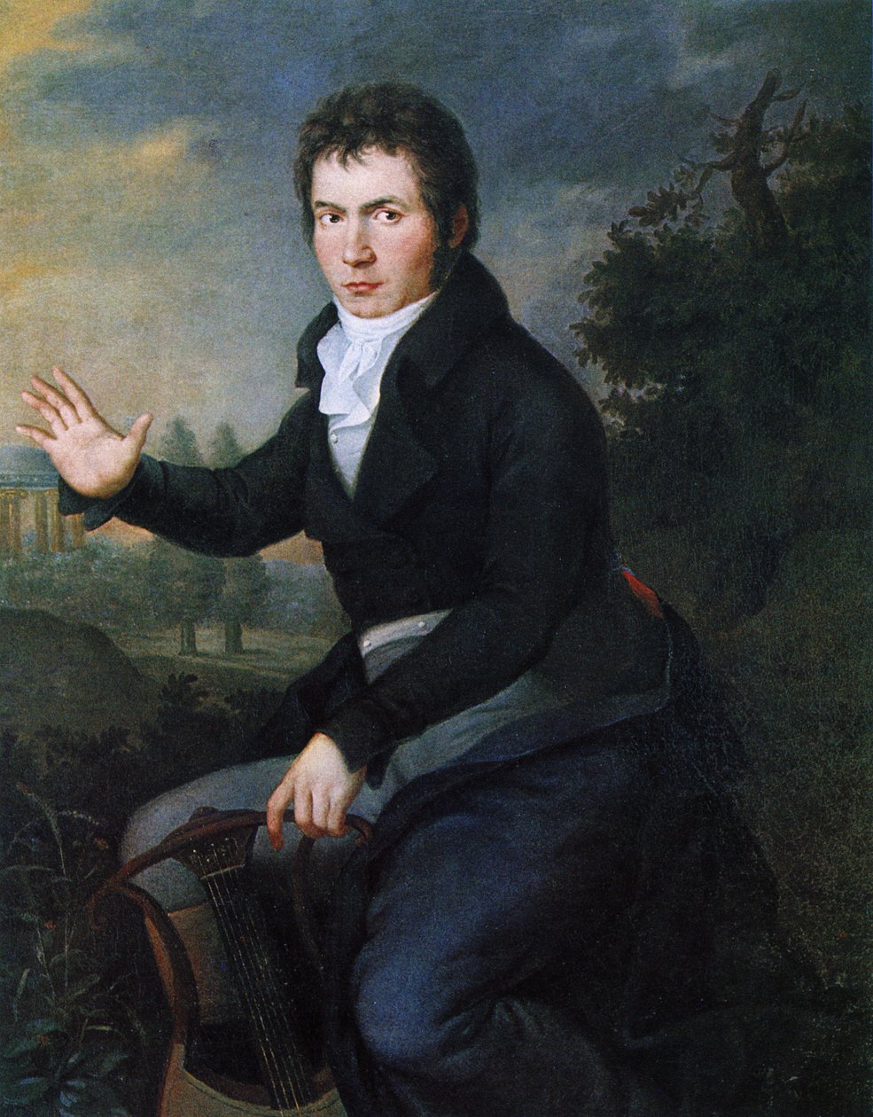 Portrait of Beethoven by Joseph Willibrord Mahler