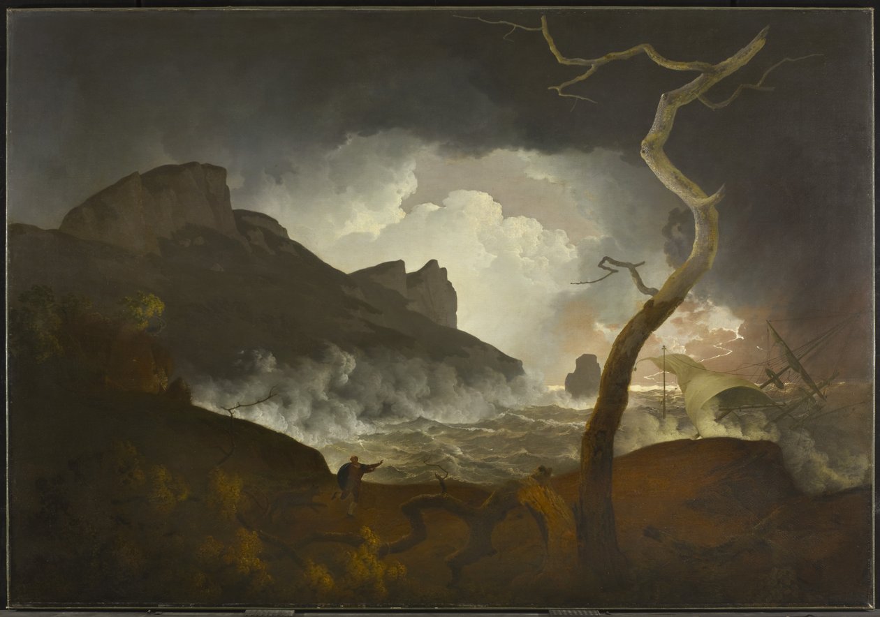 Antigonus in the Storm (Act III, Scene III, from Shakespeare