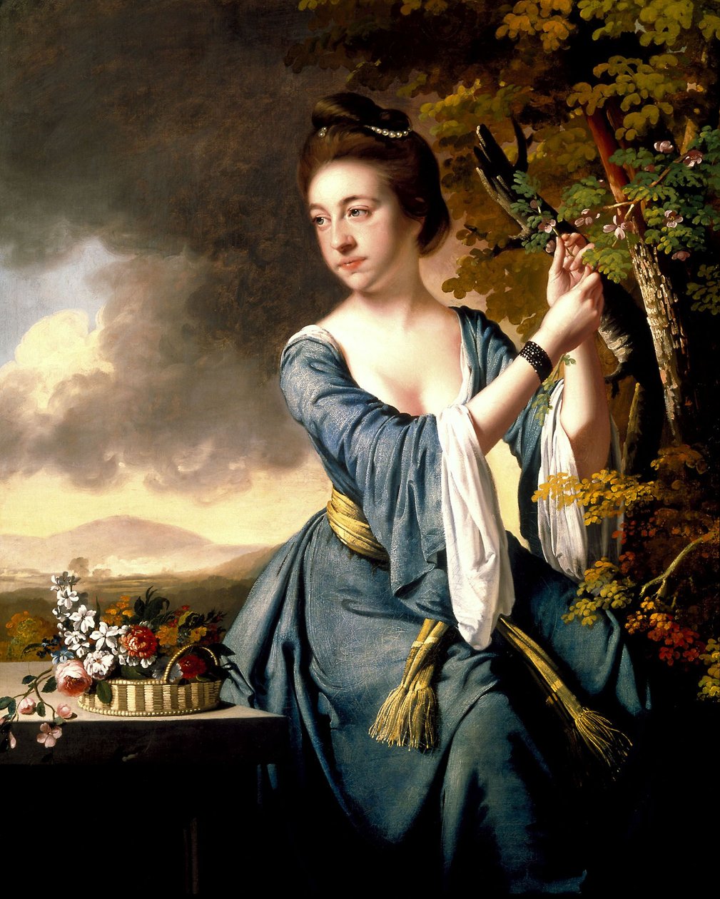 Elizabeth, Mrs. John Bostock by Joseph Wright of Derby