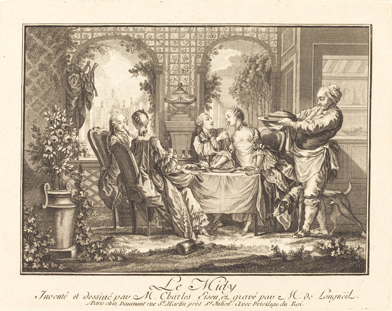 The South by Joseph de Longueil after Charles Eisen