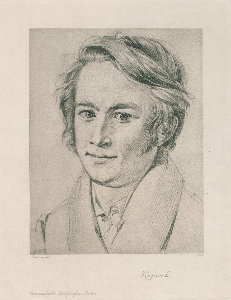 Portrait of Male by Joseph von Fuhrich