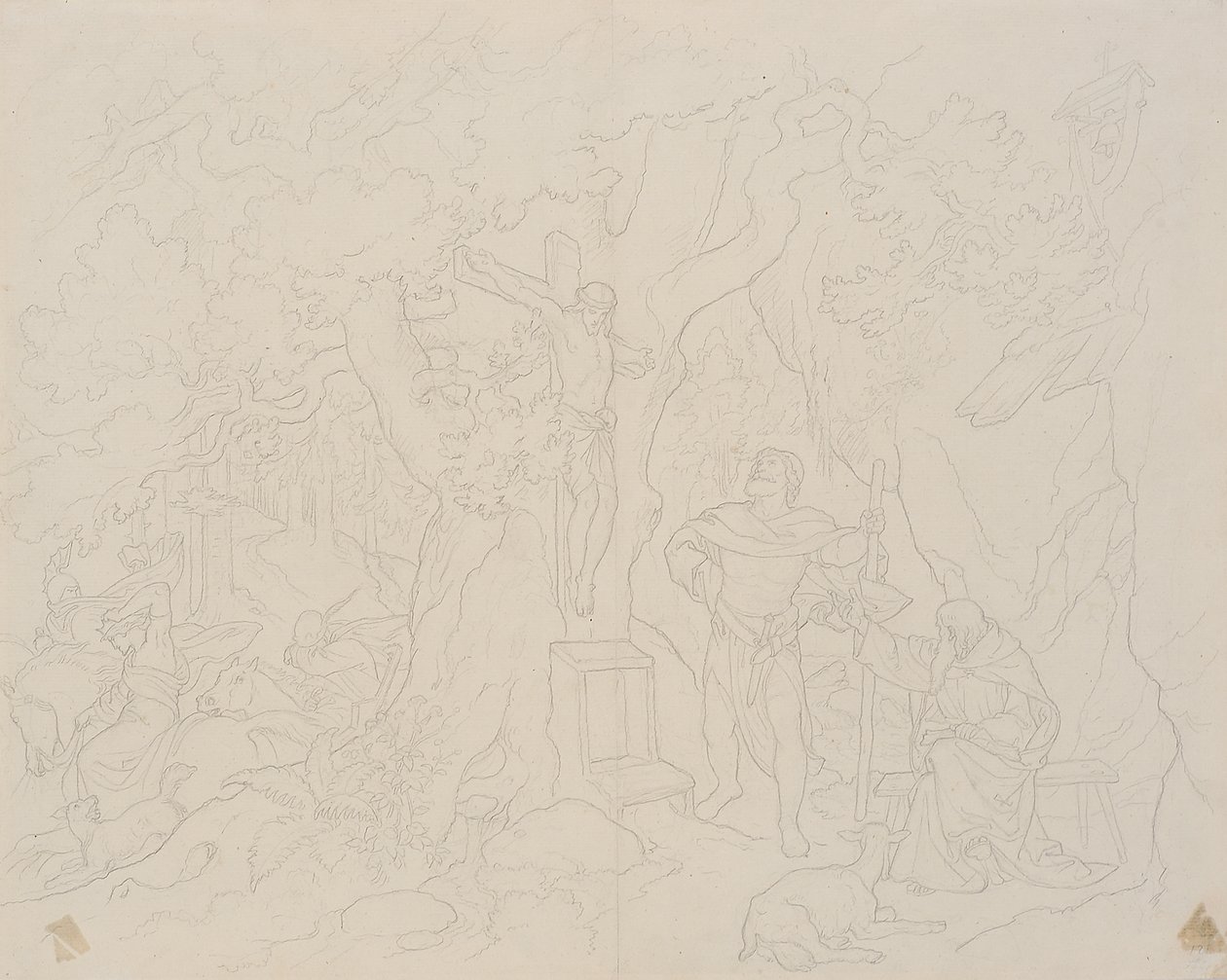 Scene from the Legend of Saint Christopher by Joseph von Fuhrich