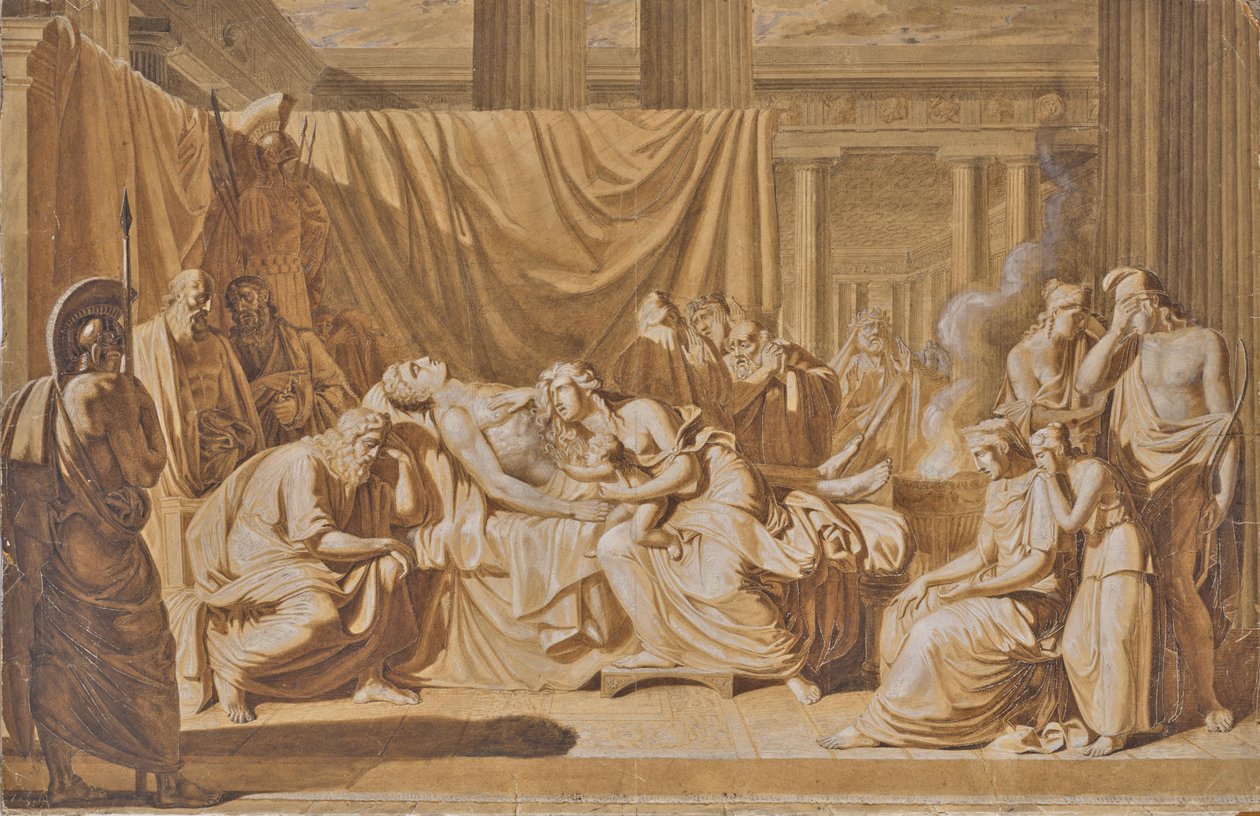 Death of Achilles by Joseph von Fuhrich