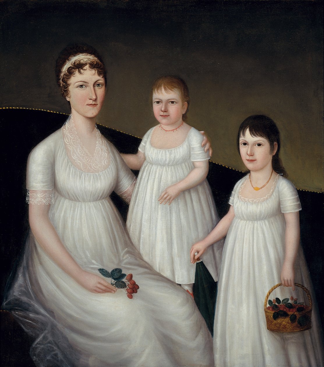Grace Allison McCurdy and her Daughters, Mary Jane and Letitia Grace by Joshua Johnson