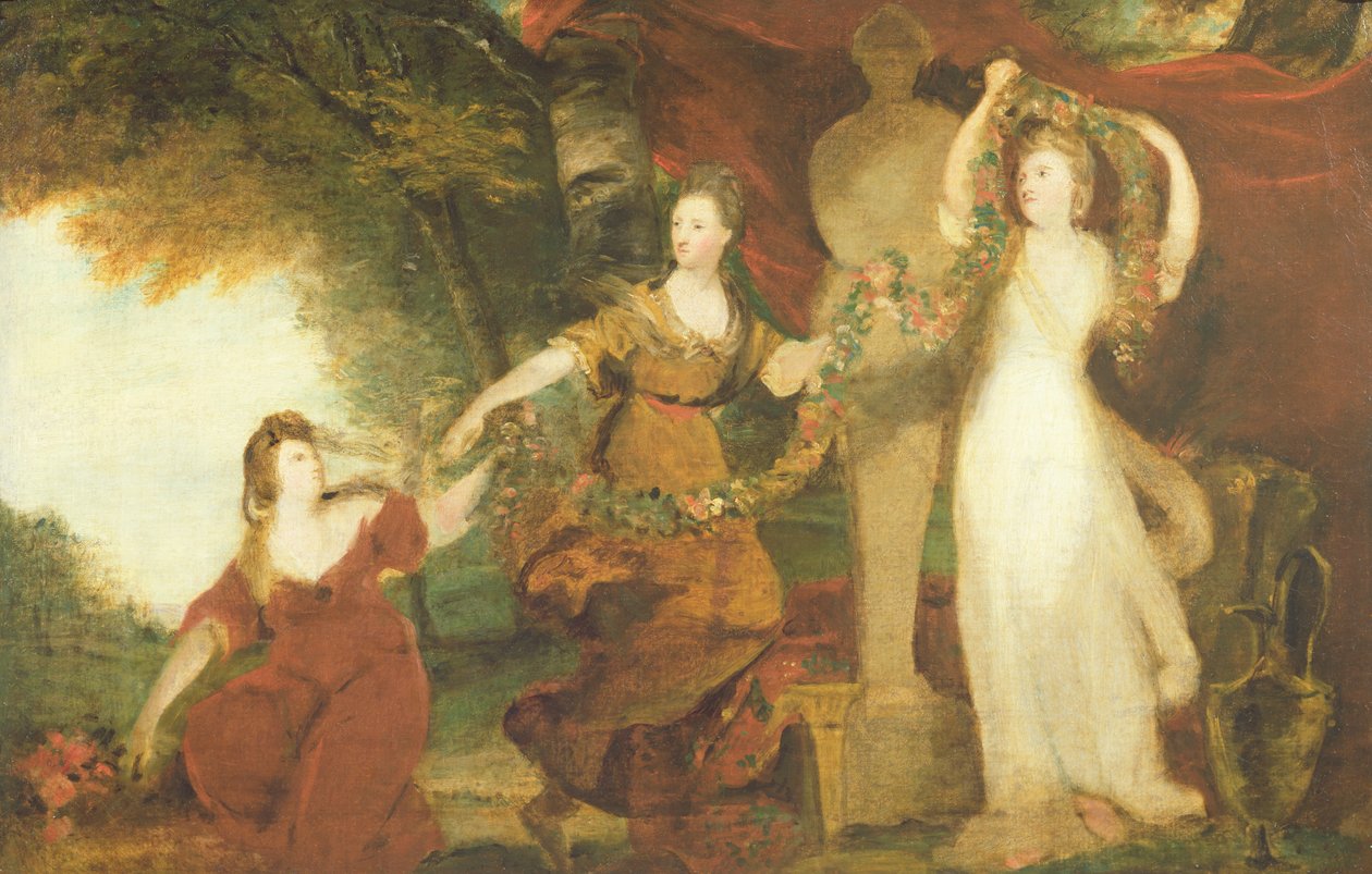 Study for the Three Daughters of Sir William Montgomery, c.1773 by Joshua Reynolds