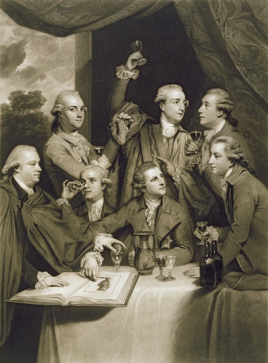 The Dilettanti Society, engraved by William Say, 1812 by Joshua Reynolds