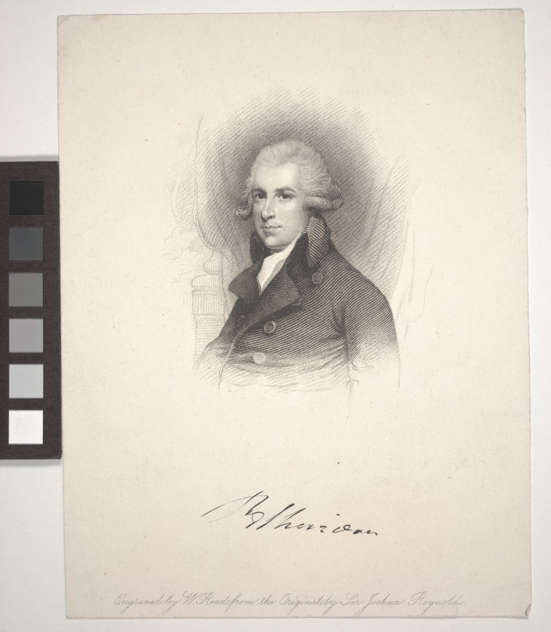 Richard Brinsley Sheridan by Joshua (after) Reynolds