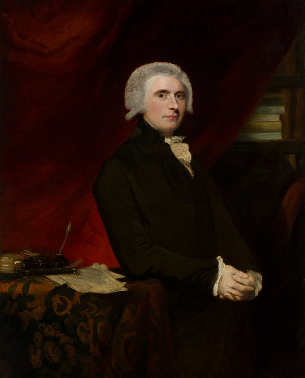 Portrait of Thomas, Lord Erskine in his Library by Joshua (circle of) Reynolds