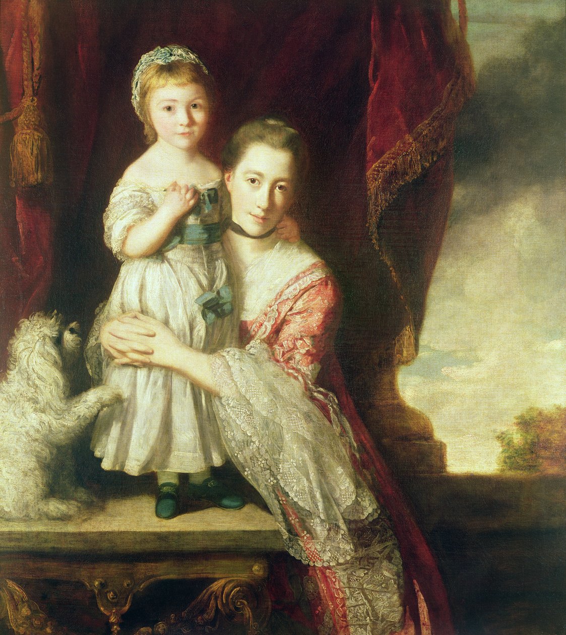 Georgiana, Countess Spencer with Lady Georgiana Spencer, 1759-61 by Joshua Reynolds