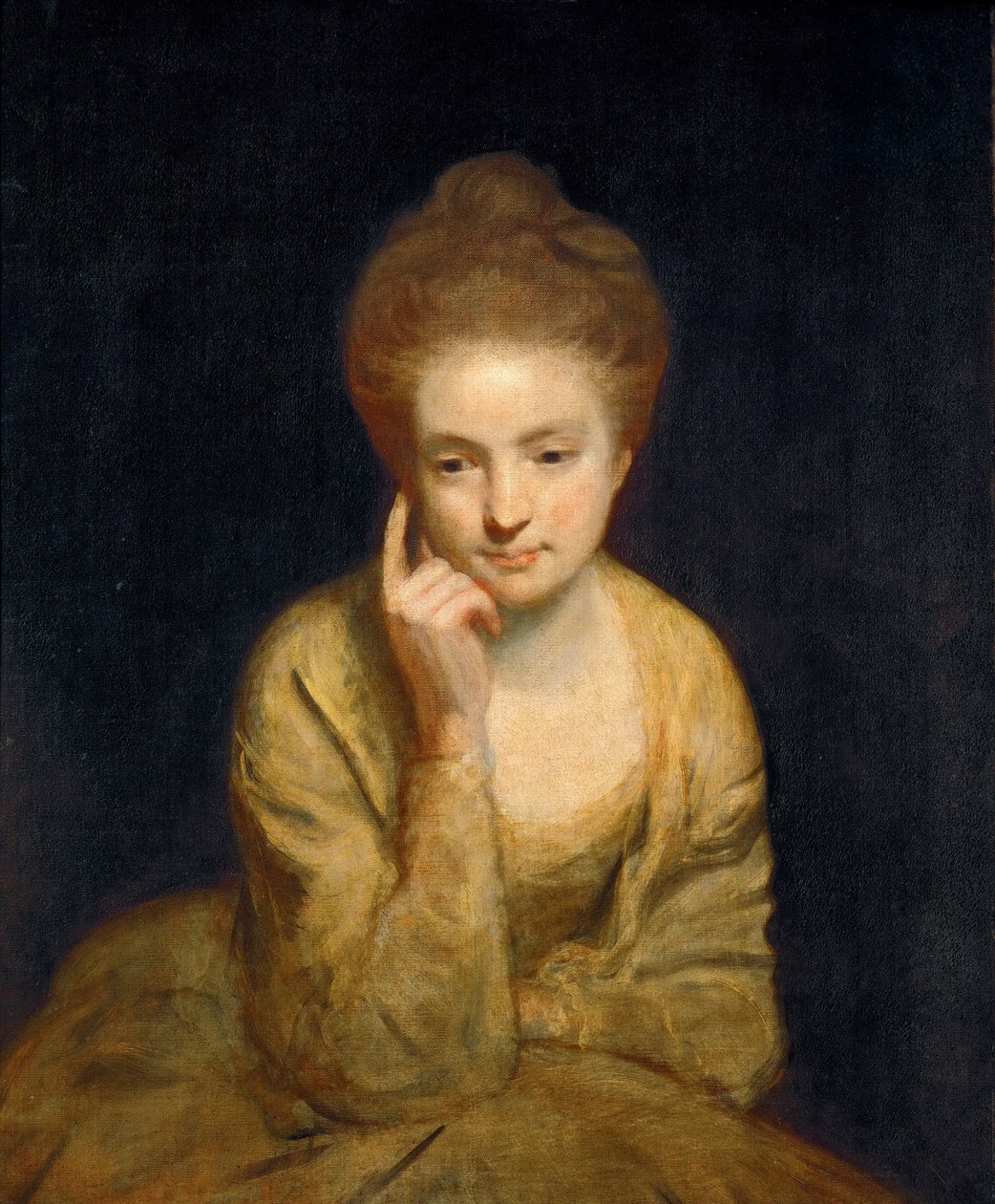 Portrait Study of a Young Lady by Joshua Reynolds