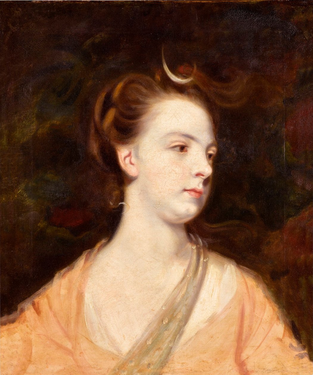 Portrait of a Lady as Diana, Possibly Elizabeth Montagu, Duchess of Manchester (1741-1832) by Joshua Reynolds
