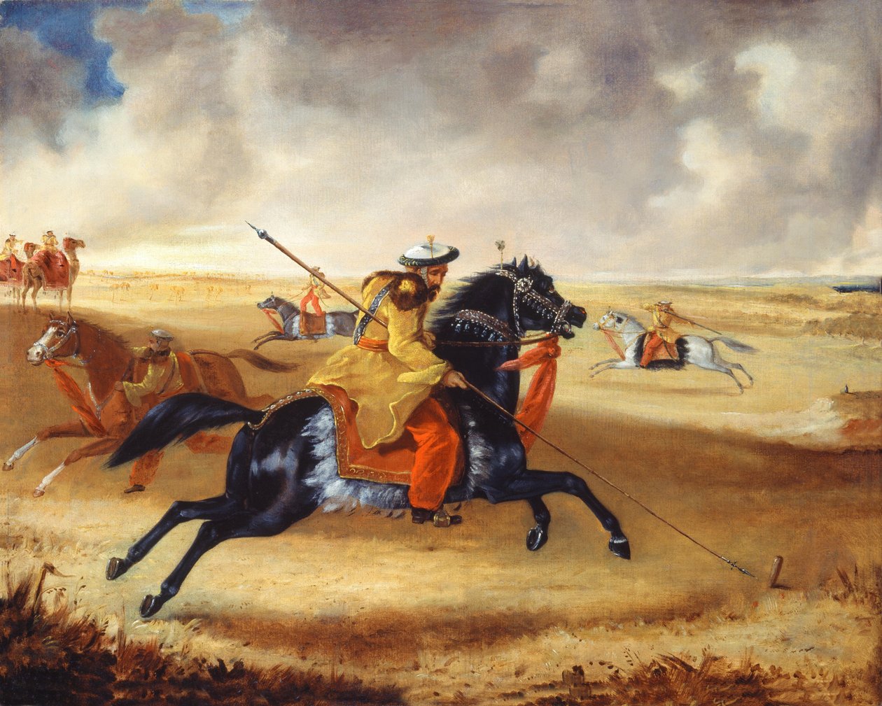 Skinners Horse at Exercise by Joshua Reynolds Gwatkin