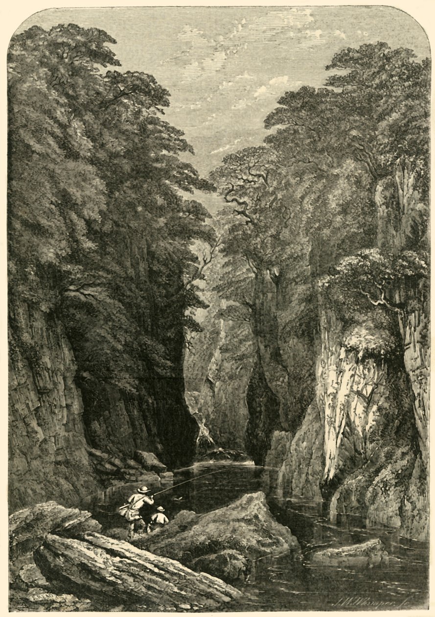 Fors Nothyn, North Wales by Josiah Wood Whymper