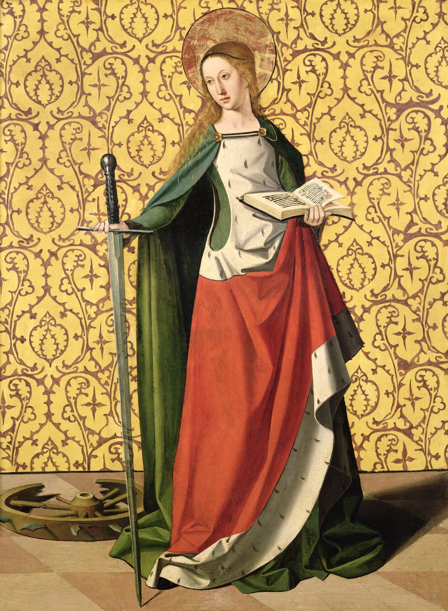 St. Catherine of Alexandria by Josse Lieferinxe