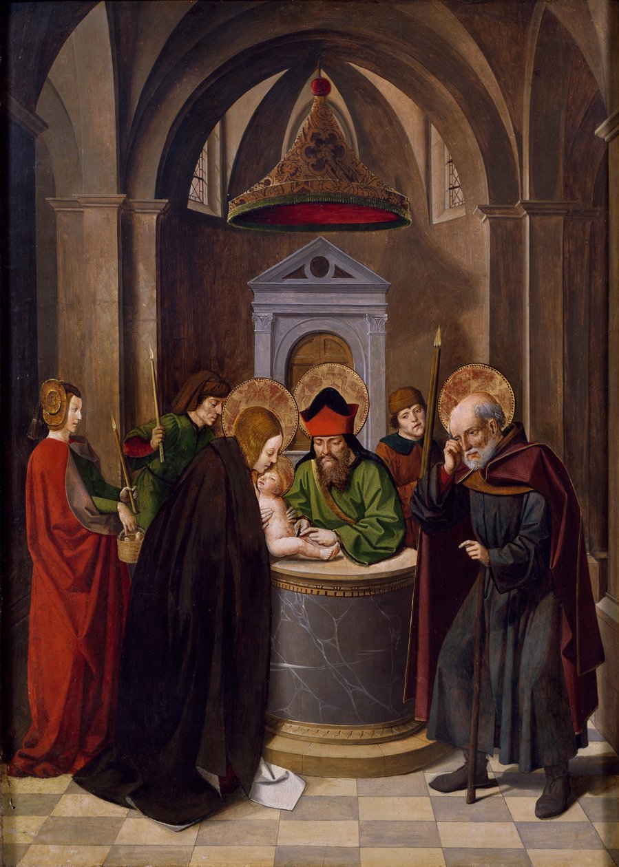 Circumcision of Jesus by Josse (fl.1493 1508) Lieferinxe