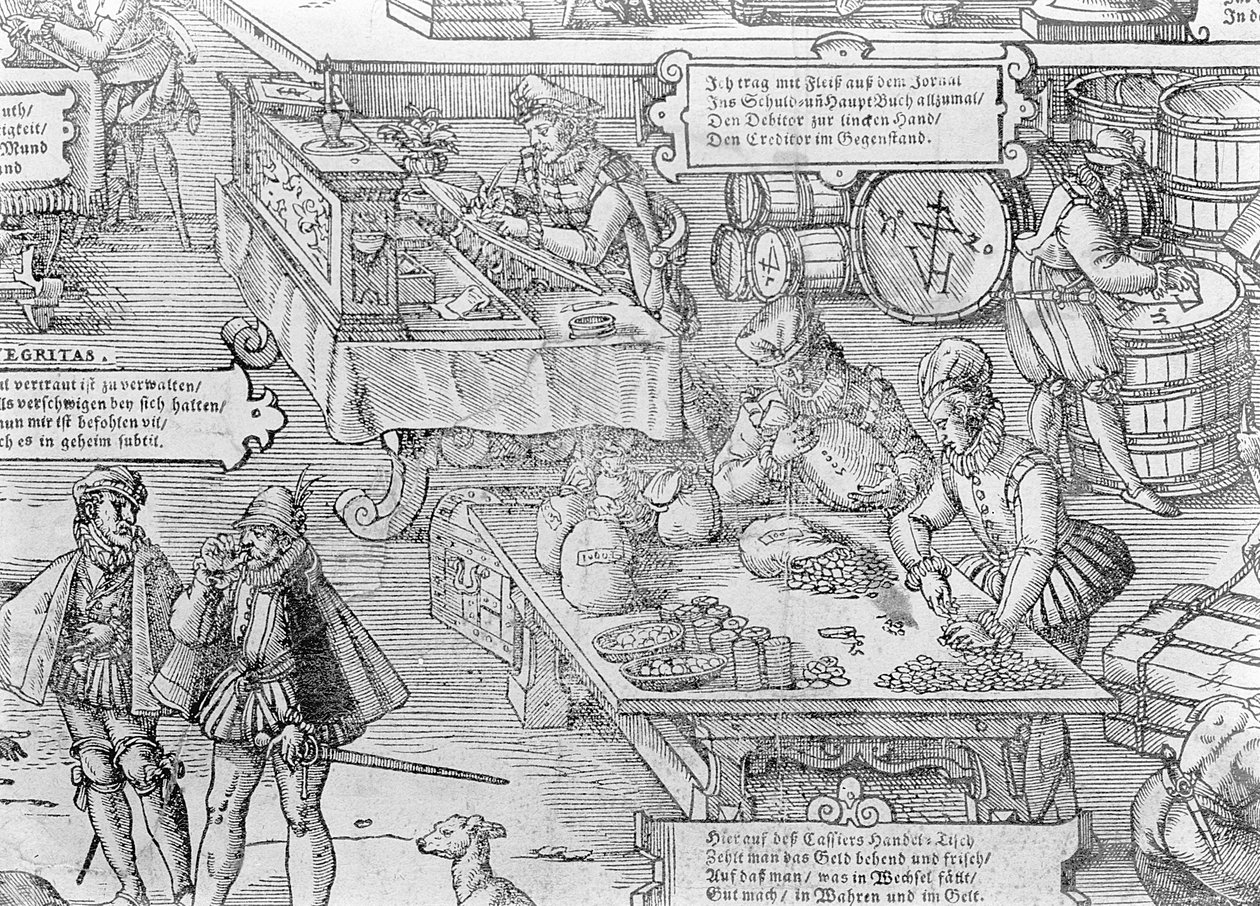 Banking Scene by Jost Amman