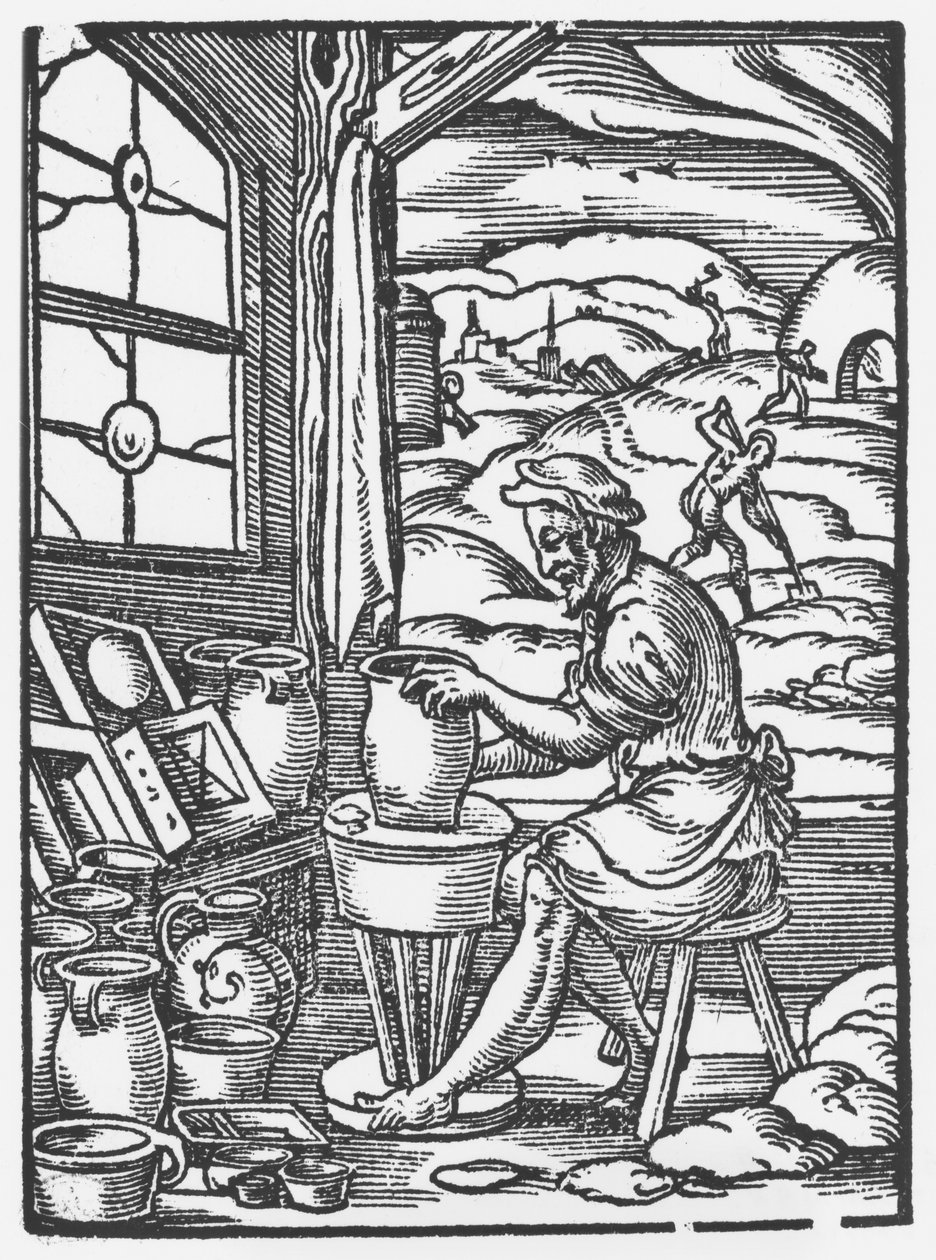 The Potter, 1574 by Jost Amman