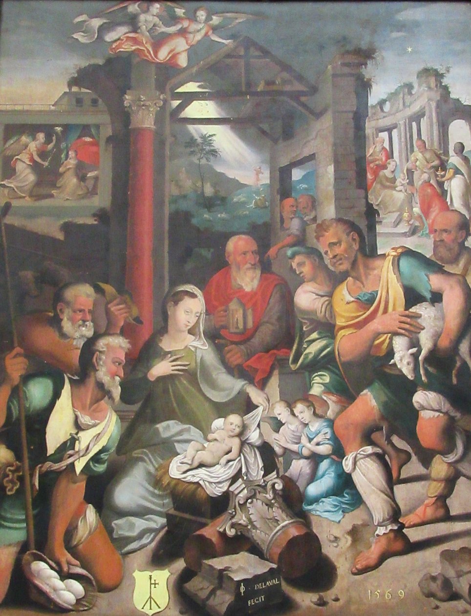 Adoration of the Shepherds by Jost Delaval