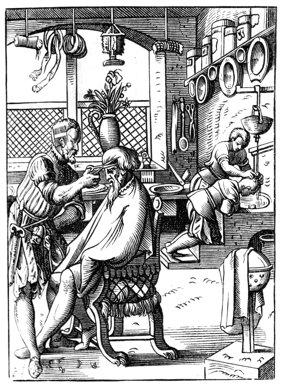 Barber, 16th century 1849 by Jost Amman