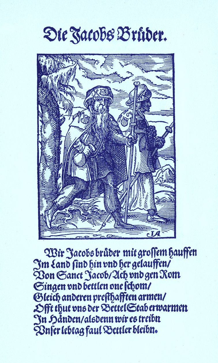 Pilgrims to Santiago de Compostela by Jost Amman