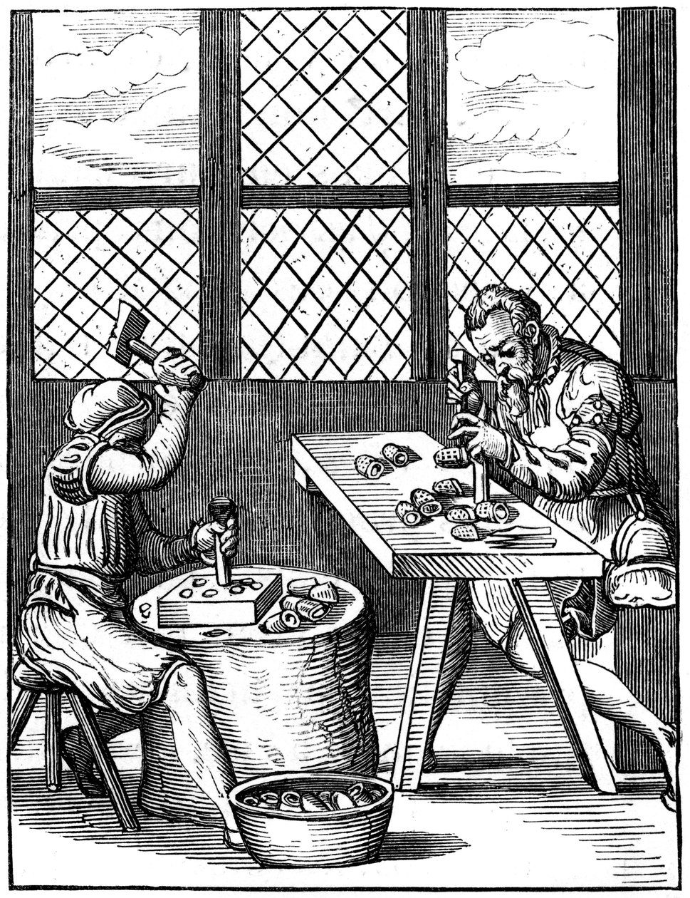 Thimble Makers, 16th century by Jost Amman
