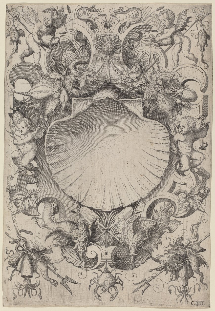 Water by Jost Amman, after Wenzel Jamnitzer I