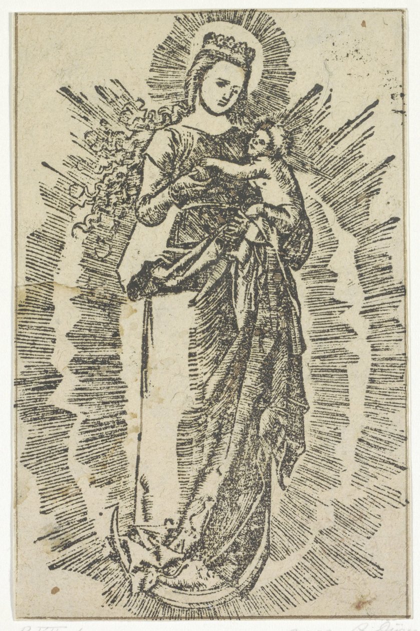 Mary with Christ Child by Jost de Negker