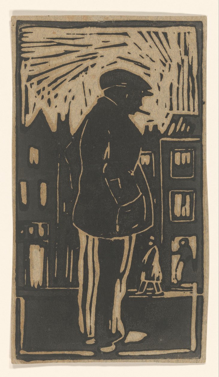 Standing Man in a Street by Joub Wiertz