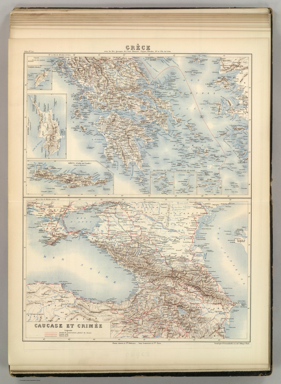 Jouvet et Cie. Greece. Caucasus and Crimea by Jouvet et Cie