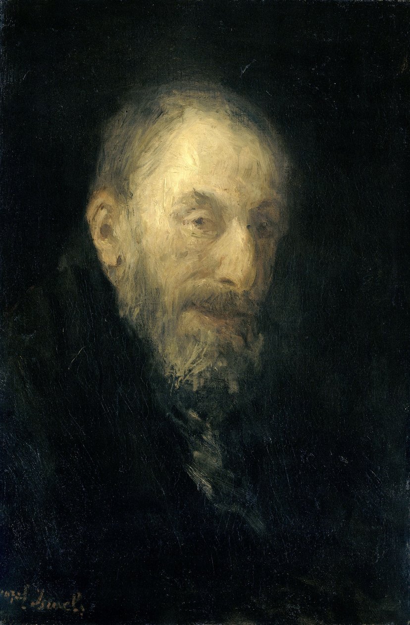 Old Isaac by Jozef (1824-1911) Israels