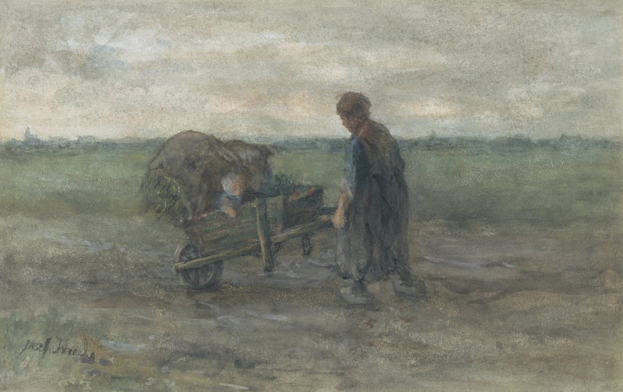 Returning from the Fields by Jozef (1824 1911) Israels