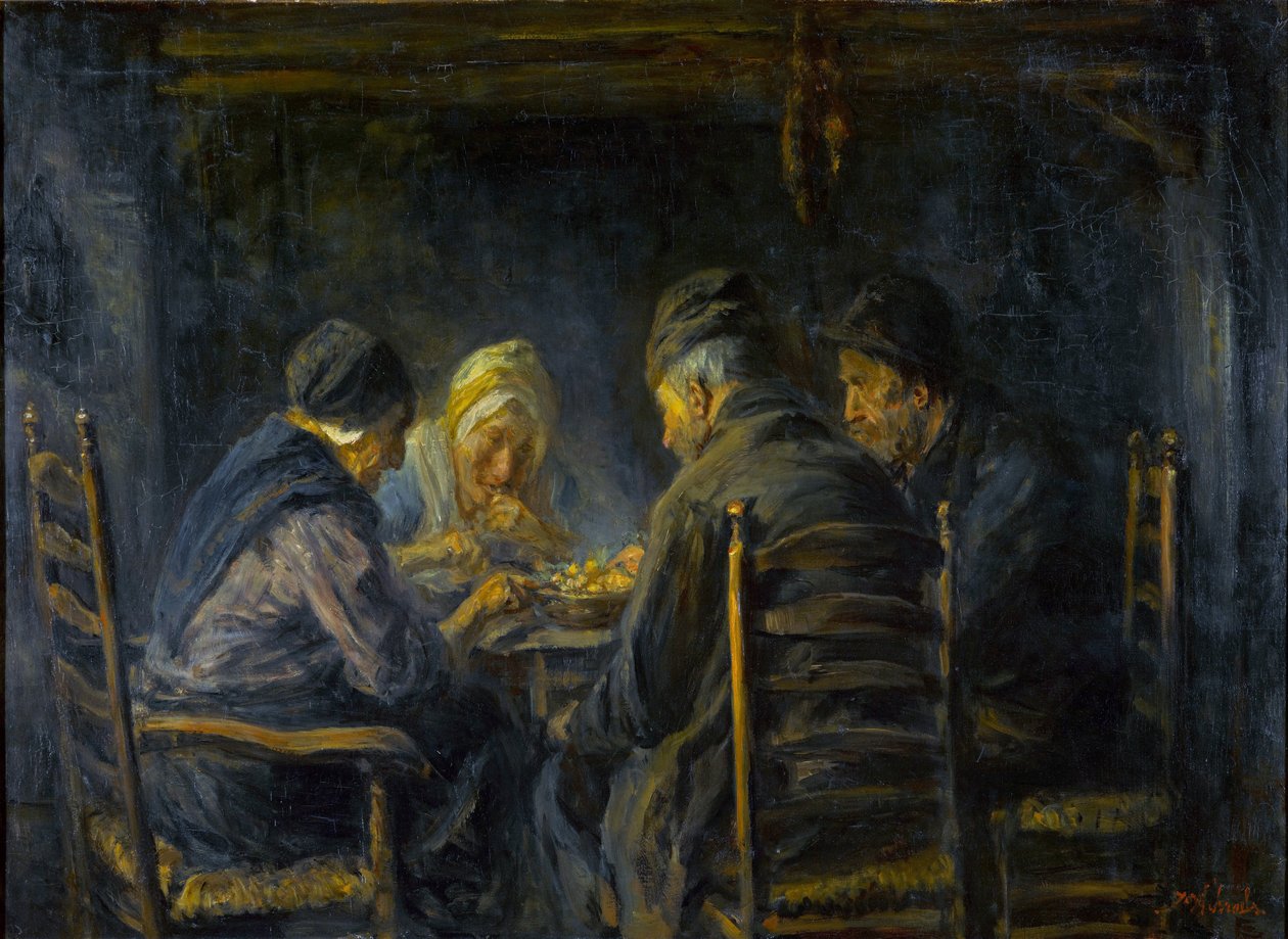 Potato Eaters by Jozef  Israels