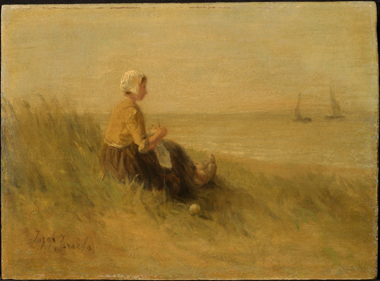 Woman on the Shore by Jozef Israëls