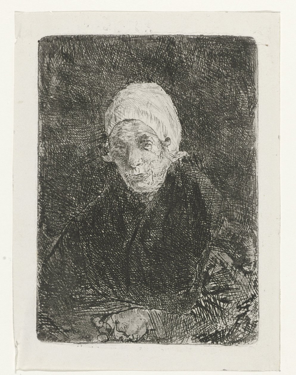 Old Woman from Katwijk by Jozef Israëls