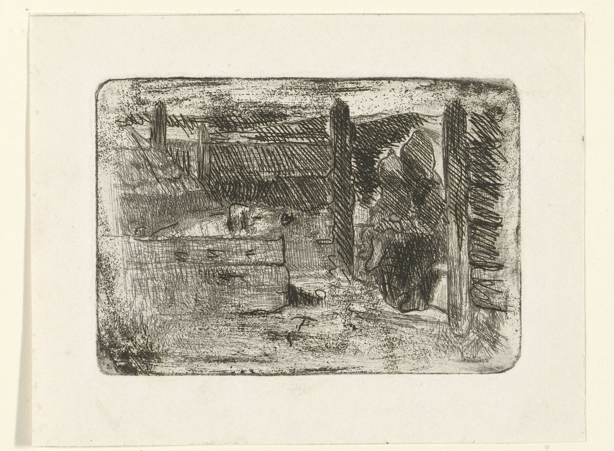 Children by the Pigsty by Jozef Israëls