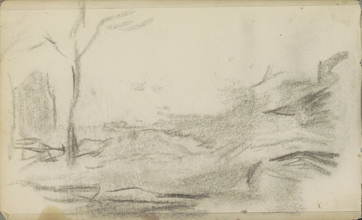 Landscape with a Tree by Jozef Israëls