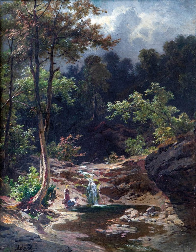 Forest Creek by Jozsef Molnar