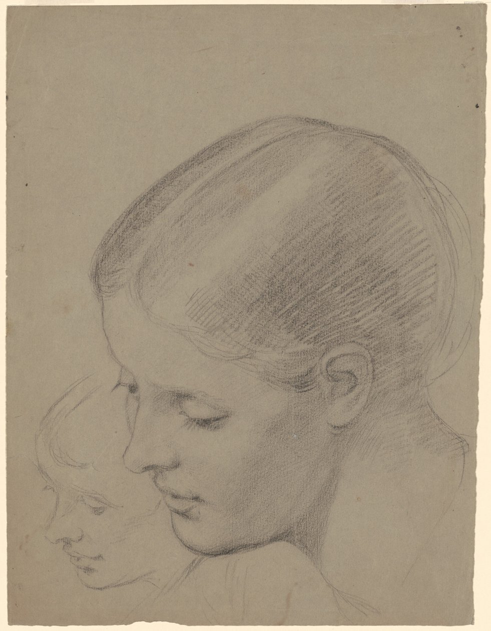 Studies of a Female Head by Jr. Enoch Wood Perry
