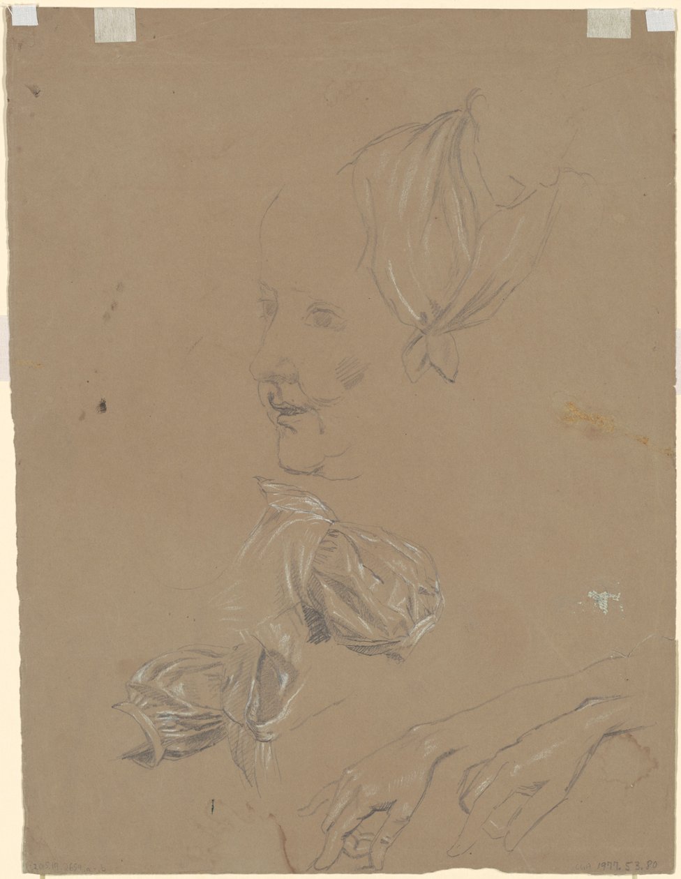 Studies of a Woman and Her Dress [verso] by Jr. Enoch Wood Perry