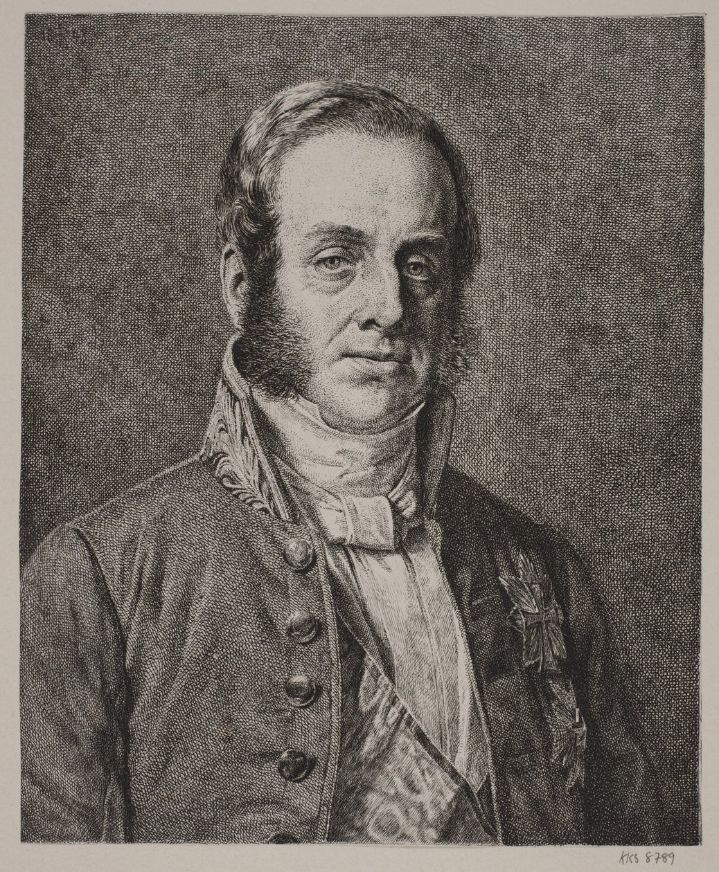 Generalpostdirektør Greve S. Danneskjold-Samsøe by Jørgen Roed