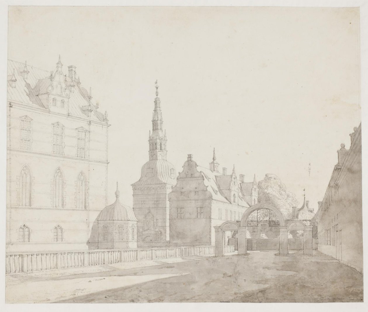 Carousel Yard at Frederiksborg Castle by Jørgen Roed