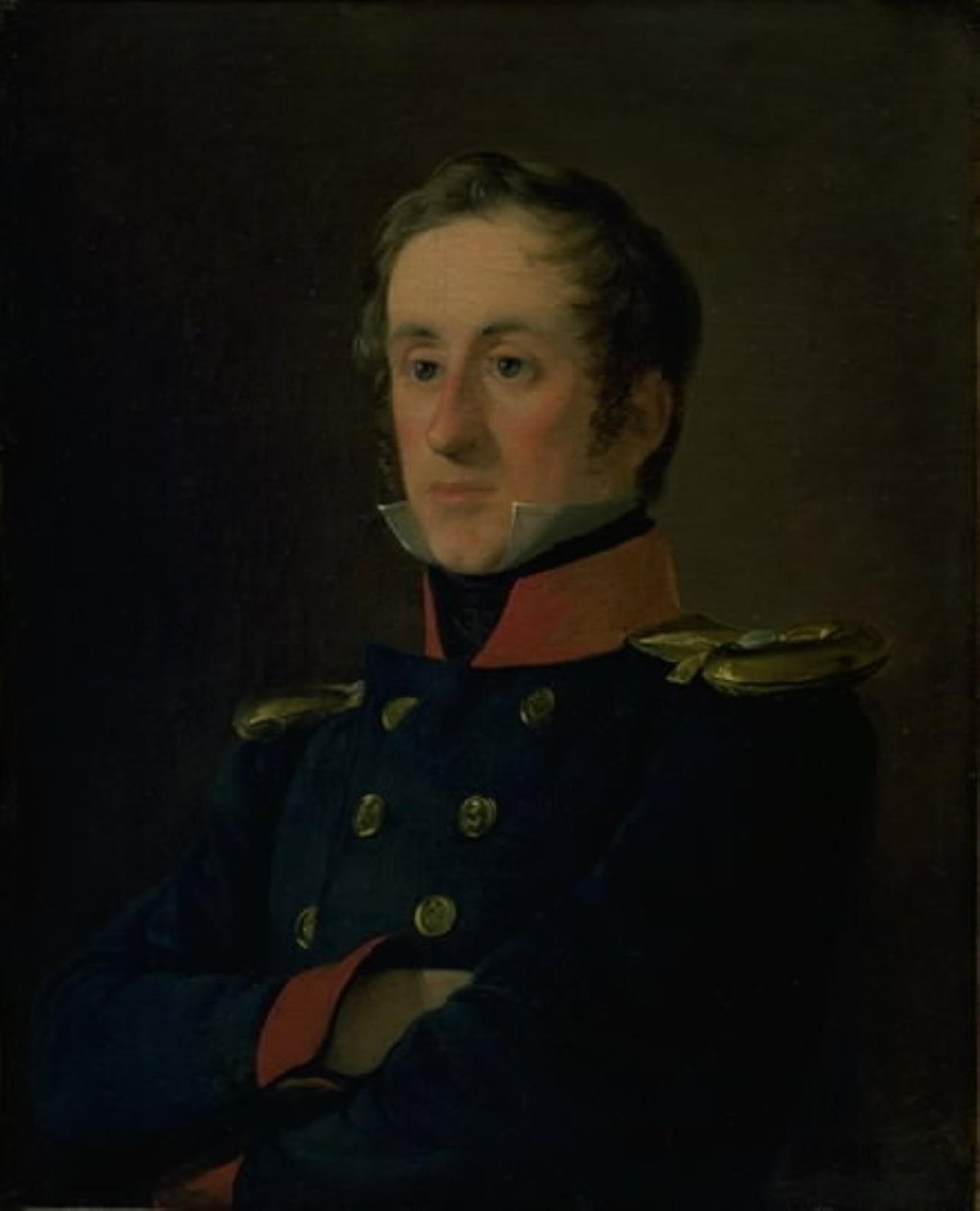 The Marine Painter Emil Wilhelm Normann in His Uniform as a Naval Officer by Jørgen Roed