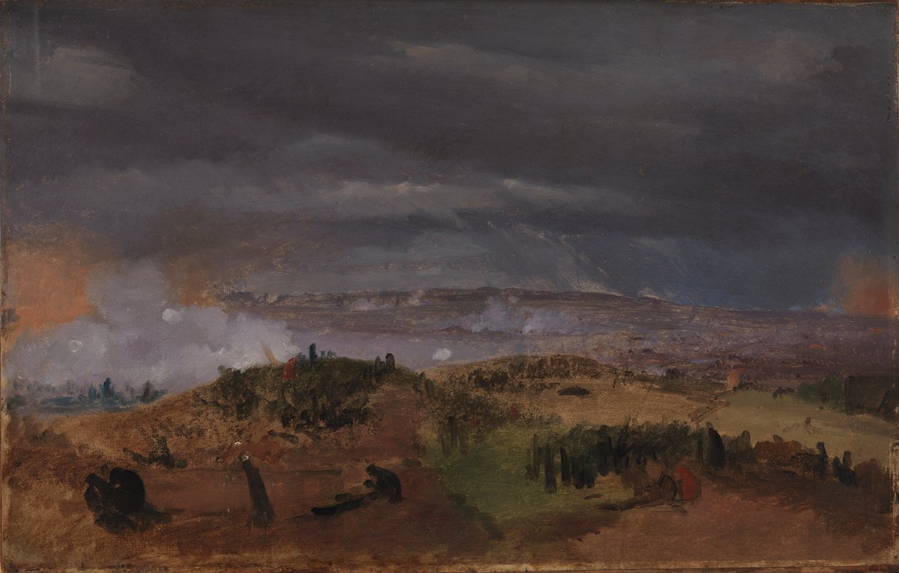 The Battle of Isted 25 July 1850. Study by Jørgen V. Sonne